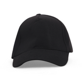 Black Lightweight Twill Adjustable Cap