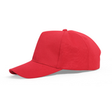 Red Lightweight Twill Adjustable Cap