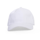 White Lightweight Twill Adjustable Cap