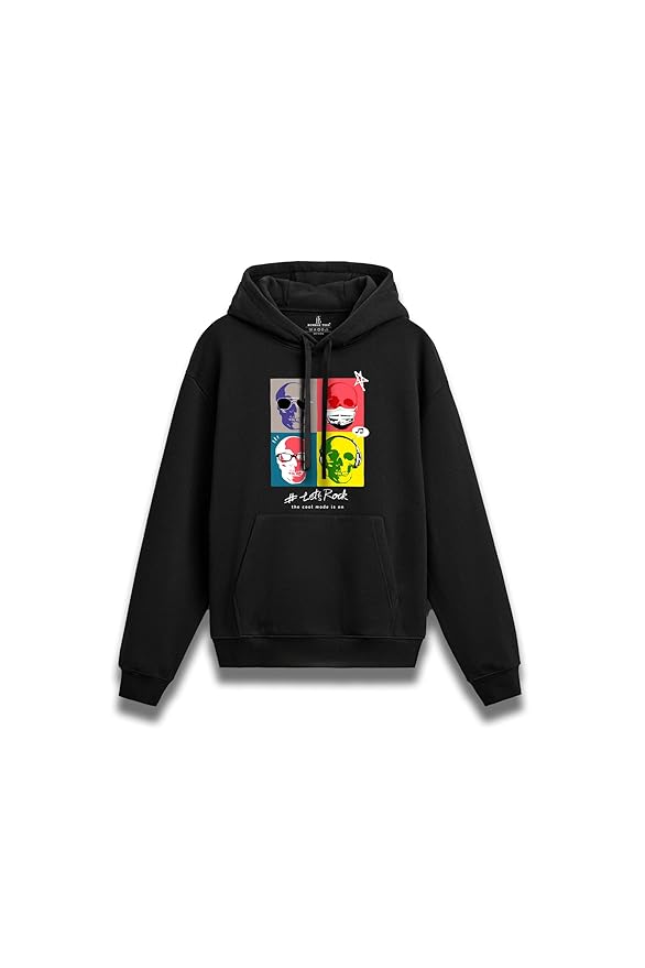 BOMBAE TEES  Unisex Hoodie Let's Rock