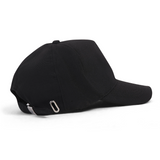 Black Lightweight Twill Adjustable Cap