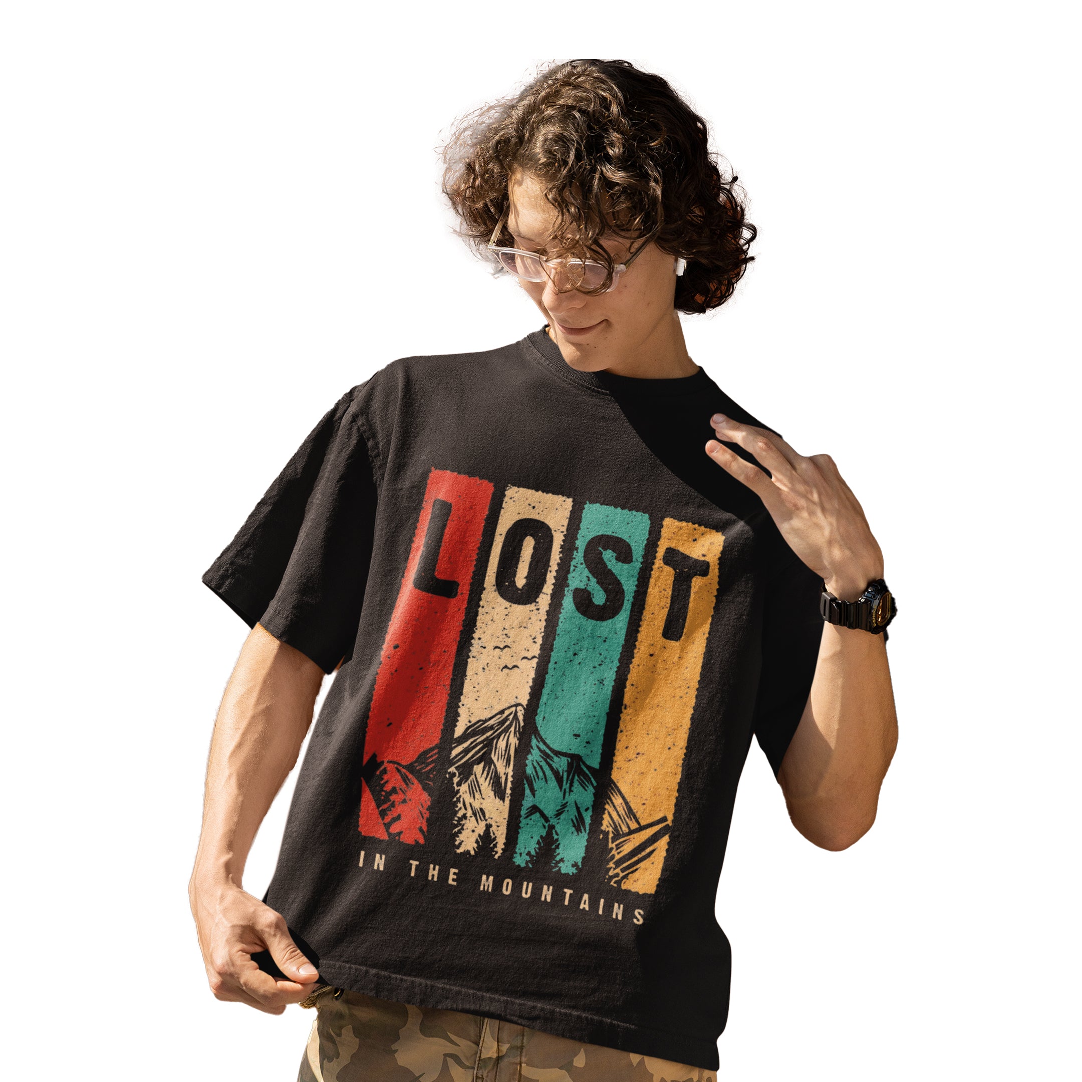 BOMBAE TEES  Unisex LOST IN THE MOUNTAINS