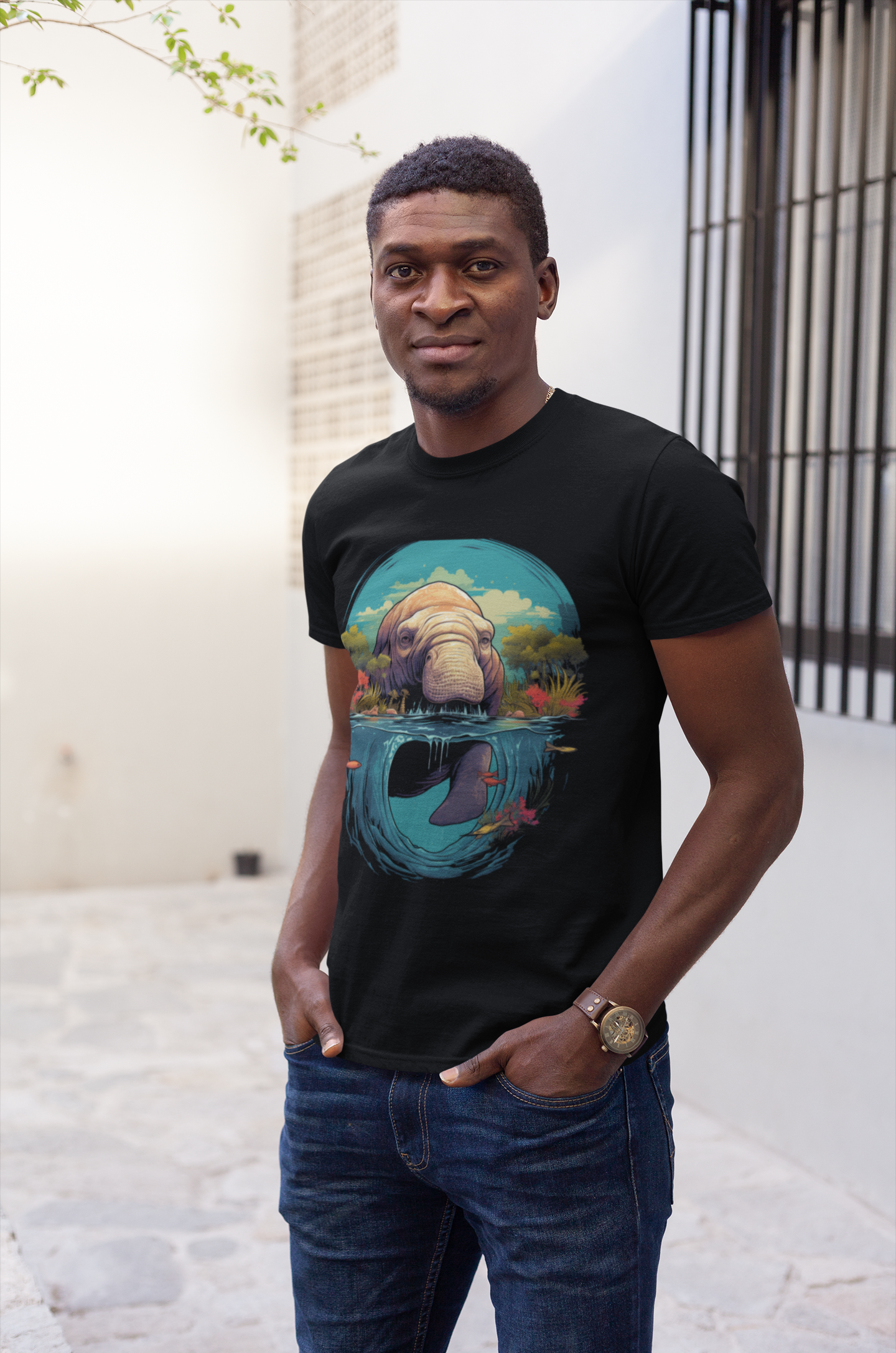 BOMBAE TEES  Unisex T-Shirt FLORIDA MANATEE 11