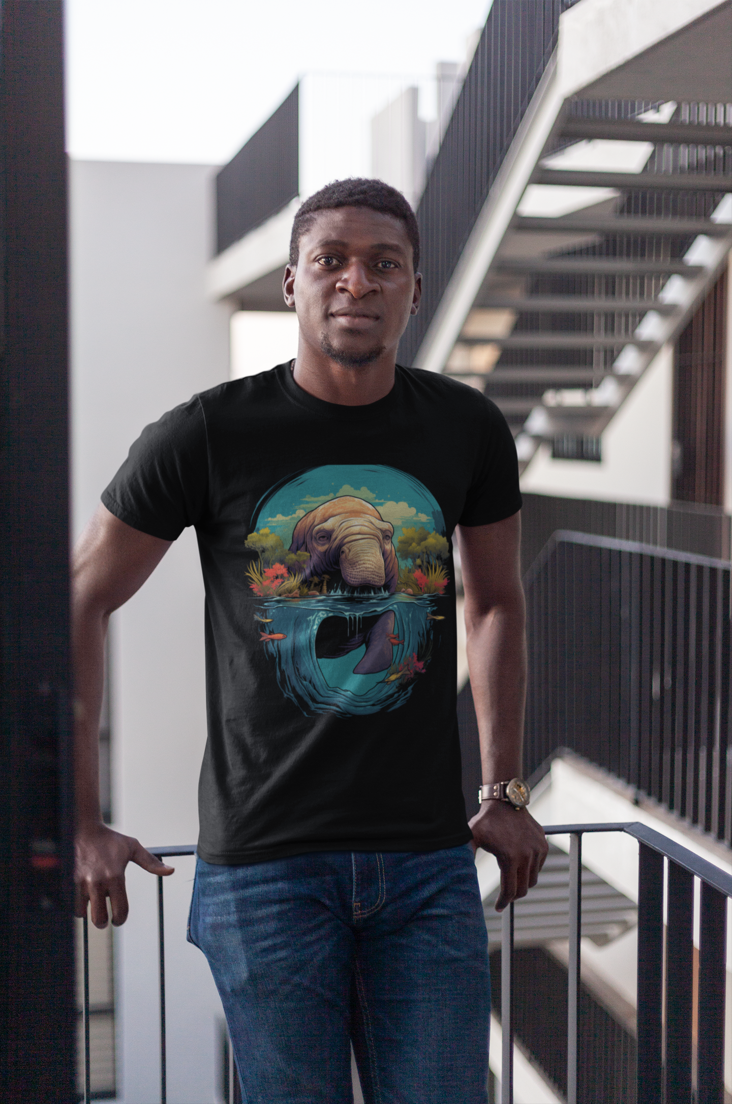 BOMBAE TEES  Unisex T-Shirt FLORIDA MANATEE 11