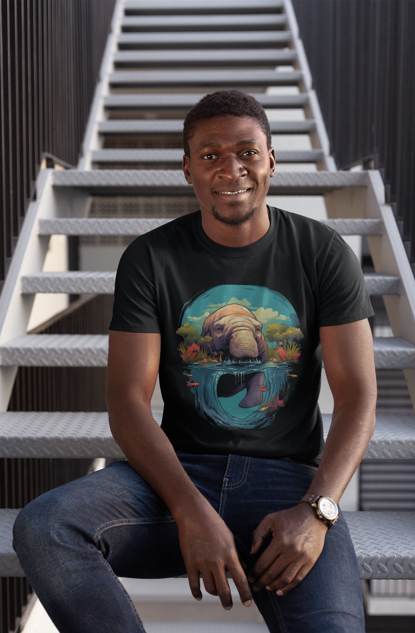BOMBAE TEES  Unisex T-Shirt FLORIDA MANATEE 11